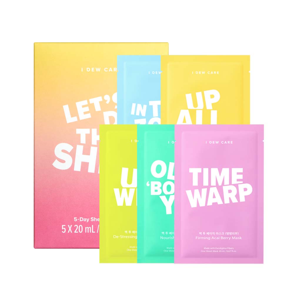 best korean sheet mask - lets do this sheet - i dew care
