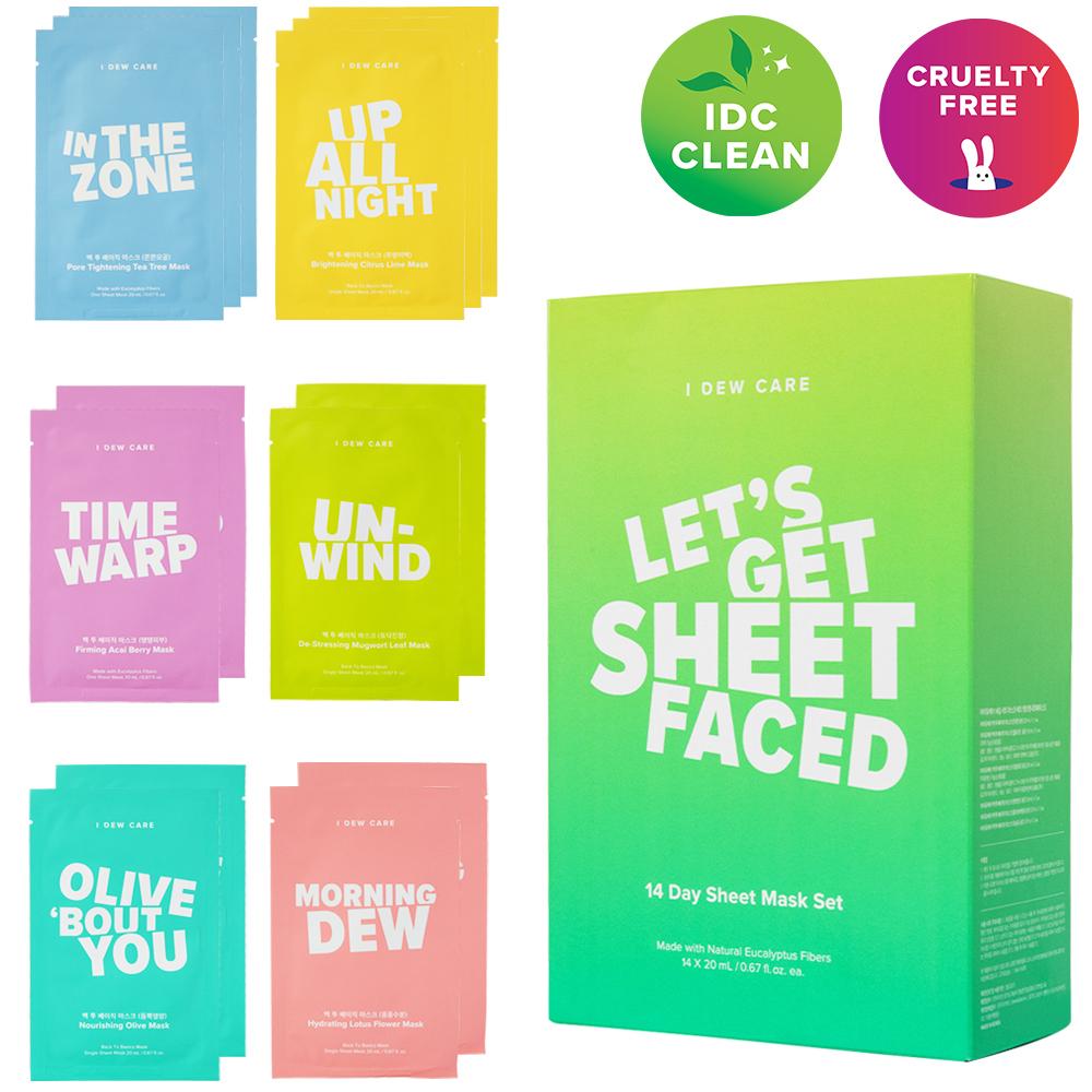 Let's Get Sheet Faced - - Masks - I DEW CARE Memebox