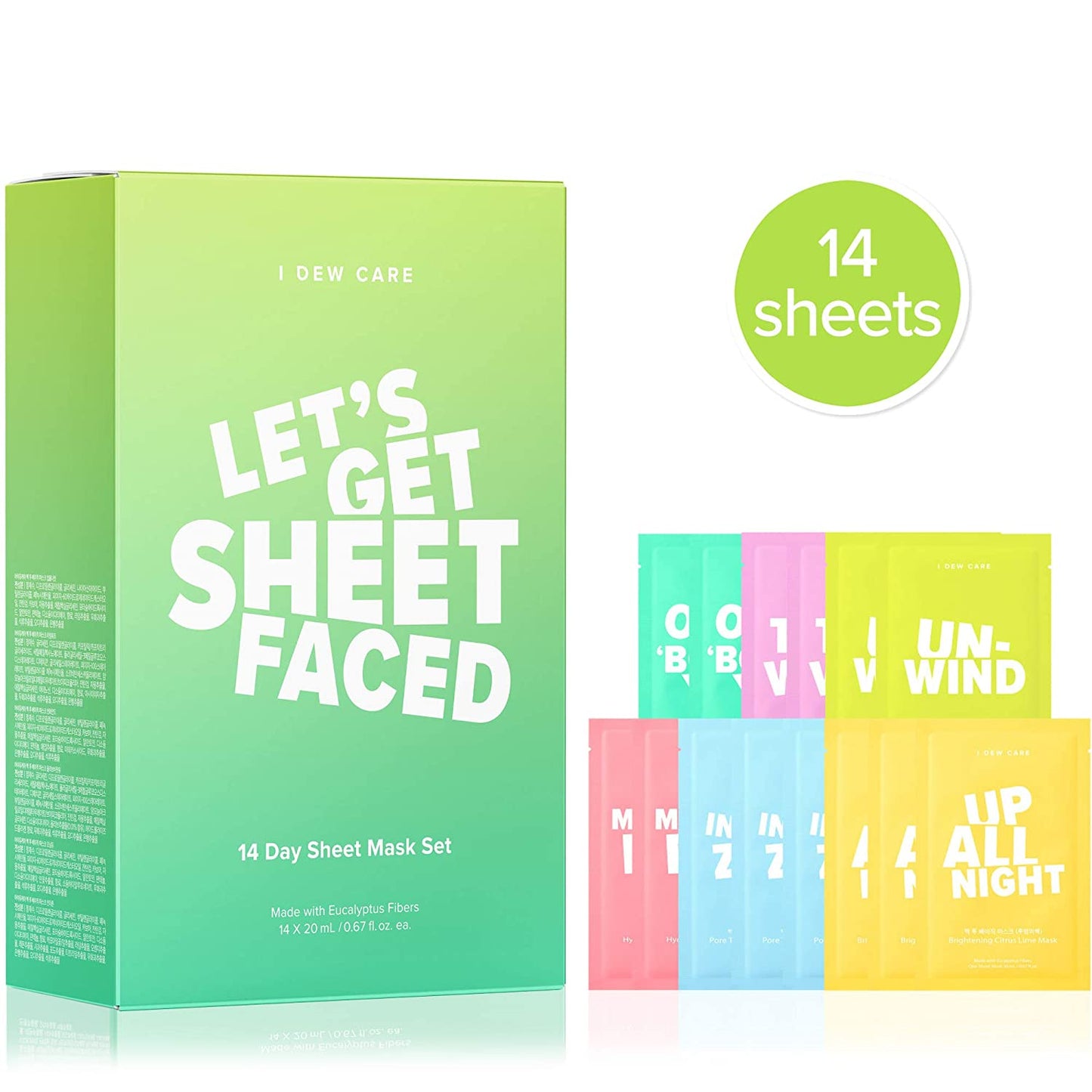 Let's Get Sheet Faced - - Masks - I DEW CARE Memebox