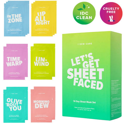 Let's Get Sheet Faced -   - Masks - I DEW CARE Memebox