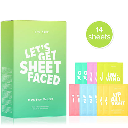 Let's Get Sheet Faced -   - Masks - I DEW CARE Memebox