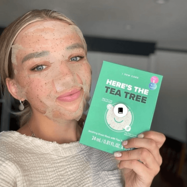 best korean sheet mask - tea tree sheet mask - acne mask - blemish mask
