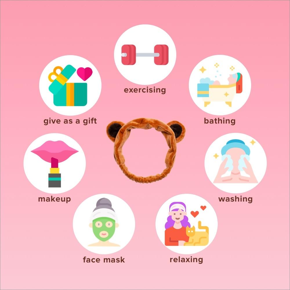 Brown Bear Headband -   - Tools & Accessories - I DEW CARE Memebox