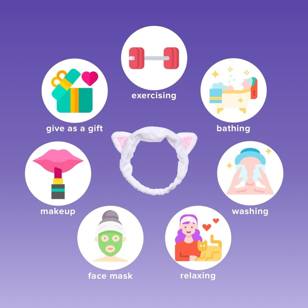 White Cat Headband -   - Tools & Accessories - I DEW CARE Memebox